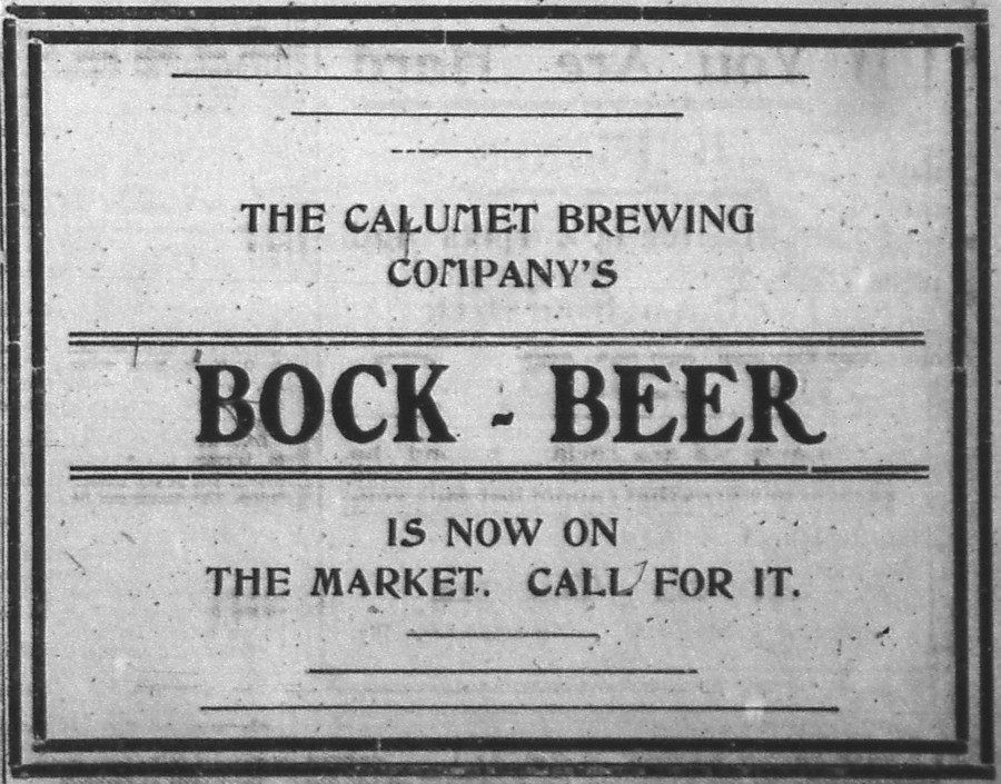 Newspaper ad - <i>The Copper Country Evening News</i>, 26 Mar 1903